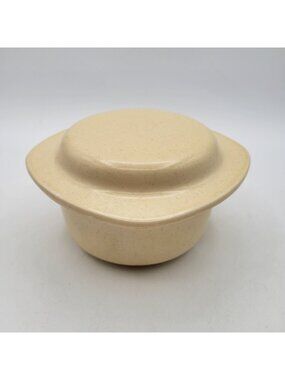 Vintage Anchor Hocking USA Microceram 12 oz Casserole Dish & Lid Ovenware - A